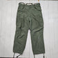 1950s M-1951 Trousers Cargo Pants Olive Green Made in USA Size 28-36