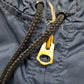1950s Union Made Navy Blue Nylon Pullover Anorak Windbreaker Jacket Made in USA Mens Size S Womens Size M
