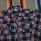 1970s/1980s Prest-Rite Printed Flannel Westen Shirt Size L