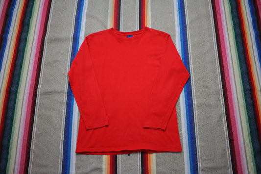 2000s Quail Hollow Blank Red Long Sleeve T-Shirt Size S