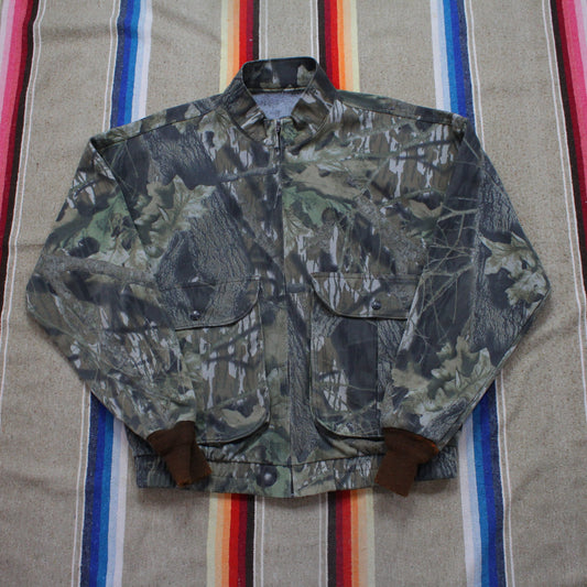 1990s/2000s Mossy Oak Bomber Jacket Size L/XL