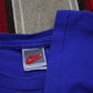 1990s Nike Grey Tag Blue Just Do It T-Shirt Made in USA Size XL/XXL