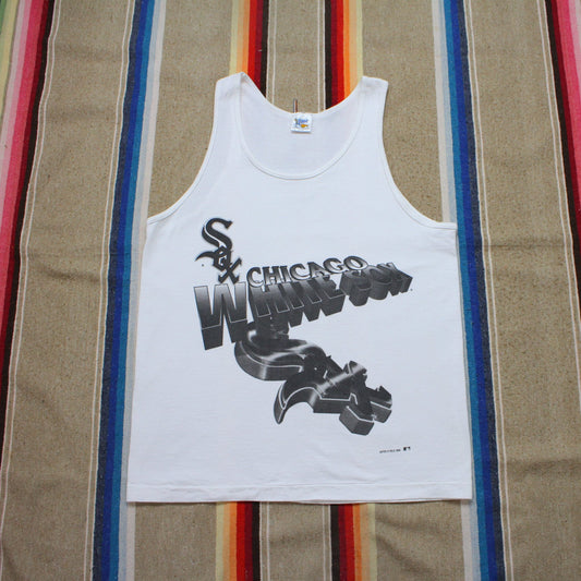 1990s 1994 Chicago White Sox MLB Baseball Tank Top T-Shirt Made in USA Size M