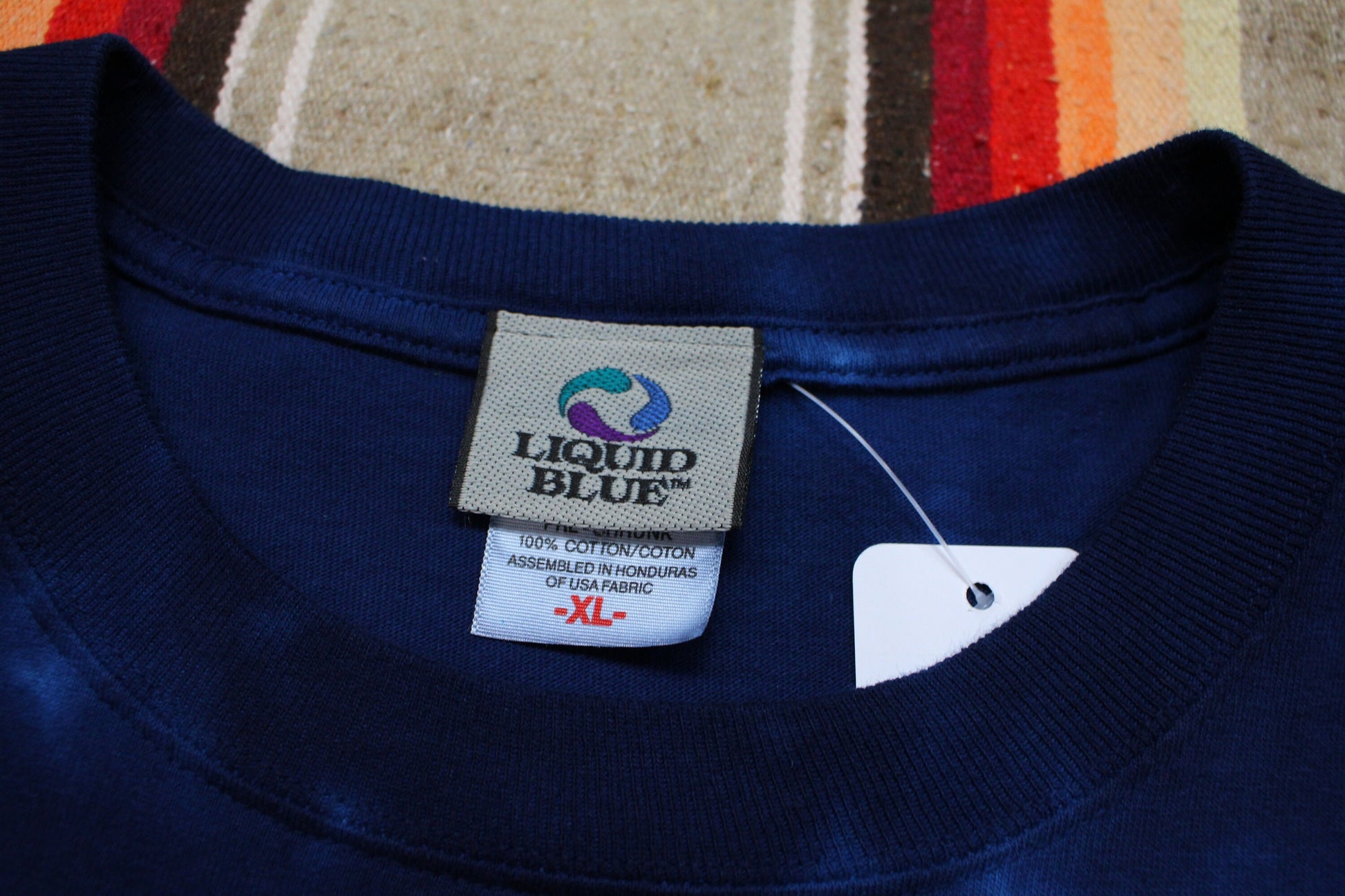 2000s 2007 Liquid Blue Buffalo Sabres Tie-Dye NHL Hockey T-Shirt Size XL