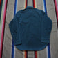 1980s Woolrich Slate Blue Chamois Shirt Made in USA Size L