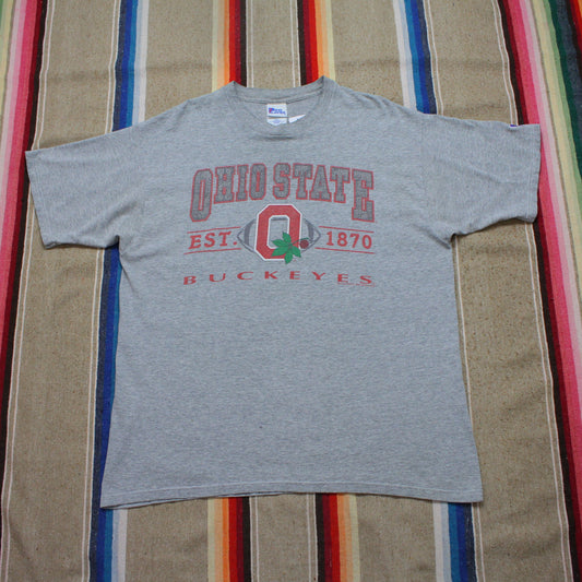 1990s 1998 Pro Player Ohio State Buckeyes NCAA T-Shirt Made in USA Size XL