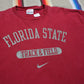 1990s Nike White Tag Florida State Track & Field Center Swoosh T-Shirt Made in USA Size XXL