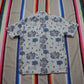1990s Bugle Boy Tropical Aloha Print Button Up Shortsleeve Hawaiian Shirt Size L/XL