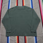 1990s/2000s Naturalife Long Sleeve Henley Thermal T-Shirt Size XL/XXL