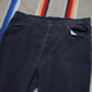 1980s Levi's 517 Charcoal Grey Corduroy Pants Made in USA Size 36x28