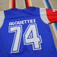 1970s/1980s Montreal Alouettes CFL Mesh Football Jersey Size S