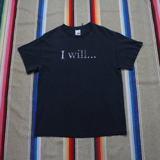 1990s/2000s I Will Leave No Man Behind Dog Tags T-Shrit Size M/L