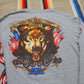 2000s 2007 Sturgis Bike Week Wolf Flag Long Sleeve Motorcycle T-Shirt Size S/M