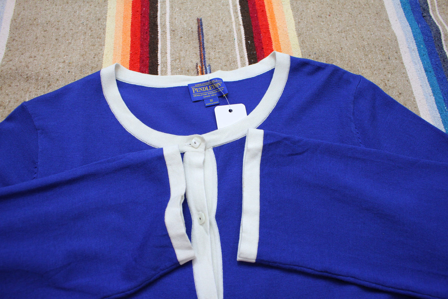 2010s Pendleton Silk Blend Button Up Sweater Womens Size L/XL