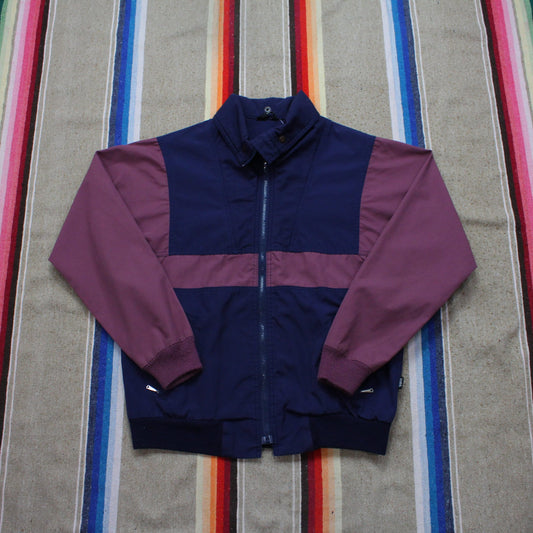 1980s ESP Two Tone Windbreaker Jacket Size M