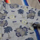 1990s Bugle Boy Tropical Aloha Print Button Up Shortsleeve Hawaiian Shirt Size L/XL