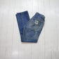 1980s Levi's White Label High Rise Blue Denim Jeans Made in USA Size 26x28.5