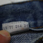 1980s Levi's White Label High Rise Blue Denim Jeans Made in USA Size 26x28.5