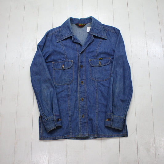 1970s Wrangler Wrapid Transit Denim Jacket Made in USA Size M