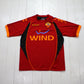 2000s Kappa AS Roma Italy Replica Soccer Football Jersey Size M