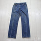 1980s Levi's White Label High Rise Blue Denim Jeans Made in USA Size 26x28.5
