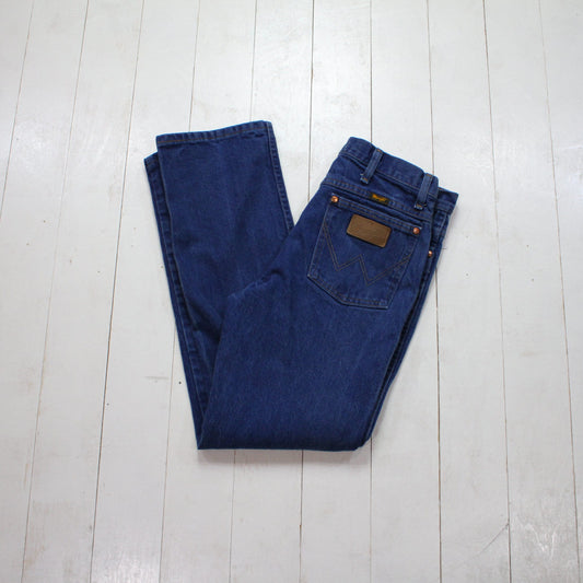 2000s Wrangler Dark Blue Denim Jeans Size 30x28.5