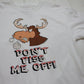 2000s 2000 Y2K Don't Piss Me Off Moose Funny Parody T-Shirt Size M
