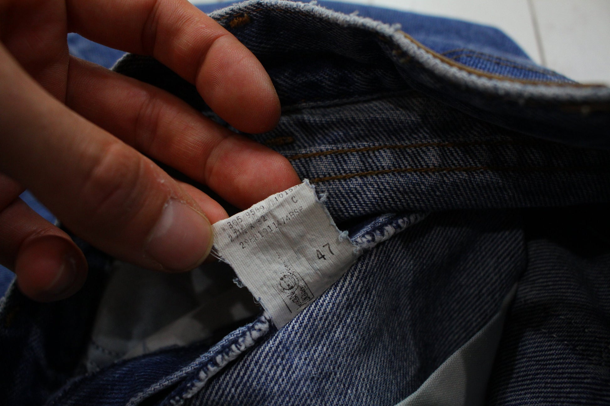 1990s Lee Riders Blue Denim Jeans Made in USA Size 26x30