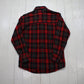 1990s/2000s BTC Plaid Flannel Button Down Shirt Size M