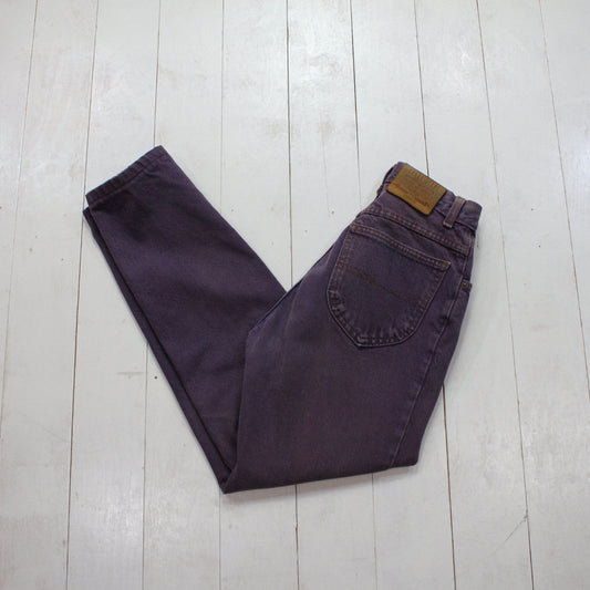 1990s Cobra Faded Purple Denim Jeans Made in Canada Size 25x27