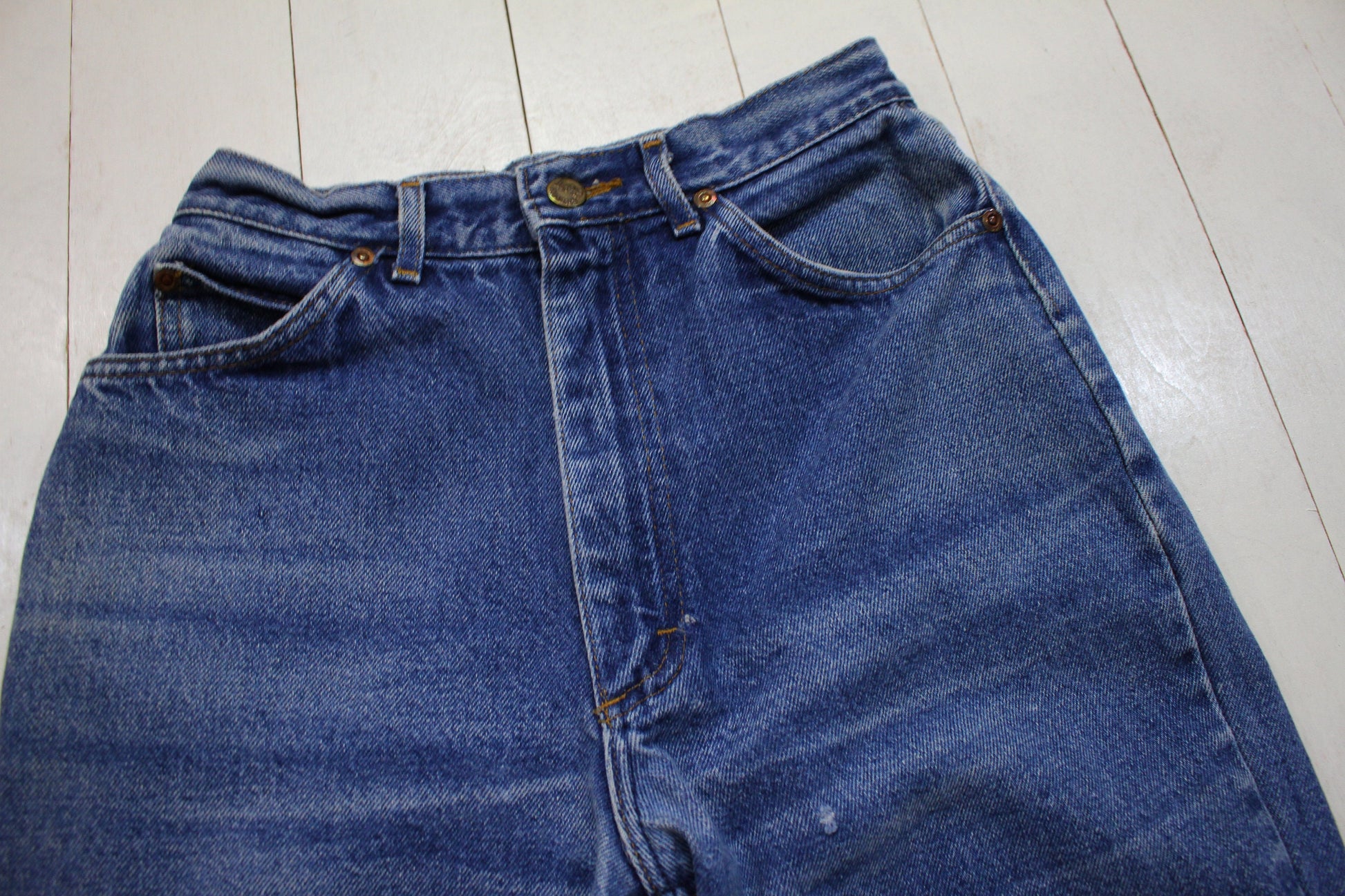 1990s Lee Riders Blue Denim Jeans Made in USA Size 26x30