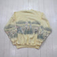 1990s Art Unlimited Beach Wraparound Henley Collar Sweatshirt Made in USA Size XL
