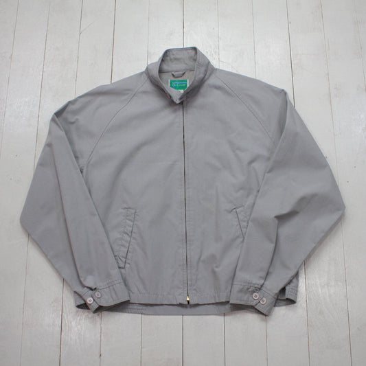 1990s/2000s Y2K On Course Harrington Style Golf Windbreaker Jacket Size L