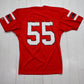 1990s Champion Blank Red 55 Football Jersey Made in USA Size M/L
