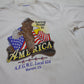 1990s 1998 Taking Pride in America AFGWU Local 614 Union Warswa Indiana Eagle American Flag T-Shirt Made in USA Size M