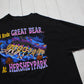 1990s Hanes Hershey Park Great Bear Roller Coaster Theme Park T-Shirt Size XL/XXL