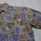 1980s/1990s Campia Tropical Pineapple Print Shortsleeve Hawaiian Shirt Size M/L