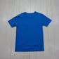 1990s/2000s Y2K Clifford Wills Blank Blue Pocket T-Shirt Size S