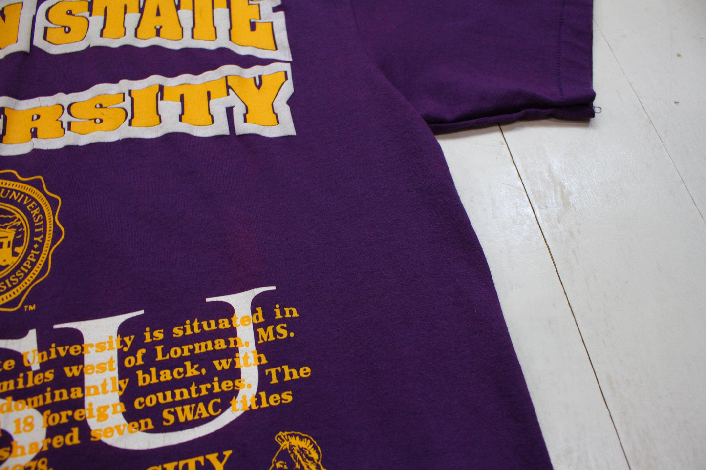 1990s Alcorn State University T-Shirt Made in USA Size M