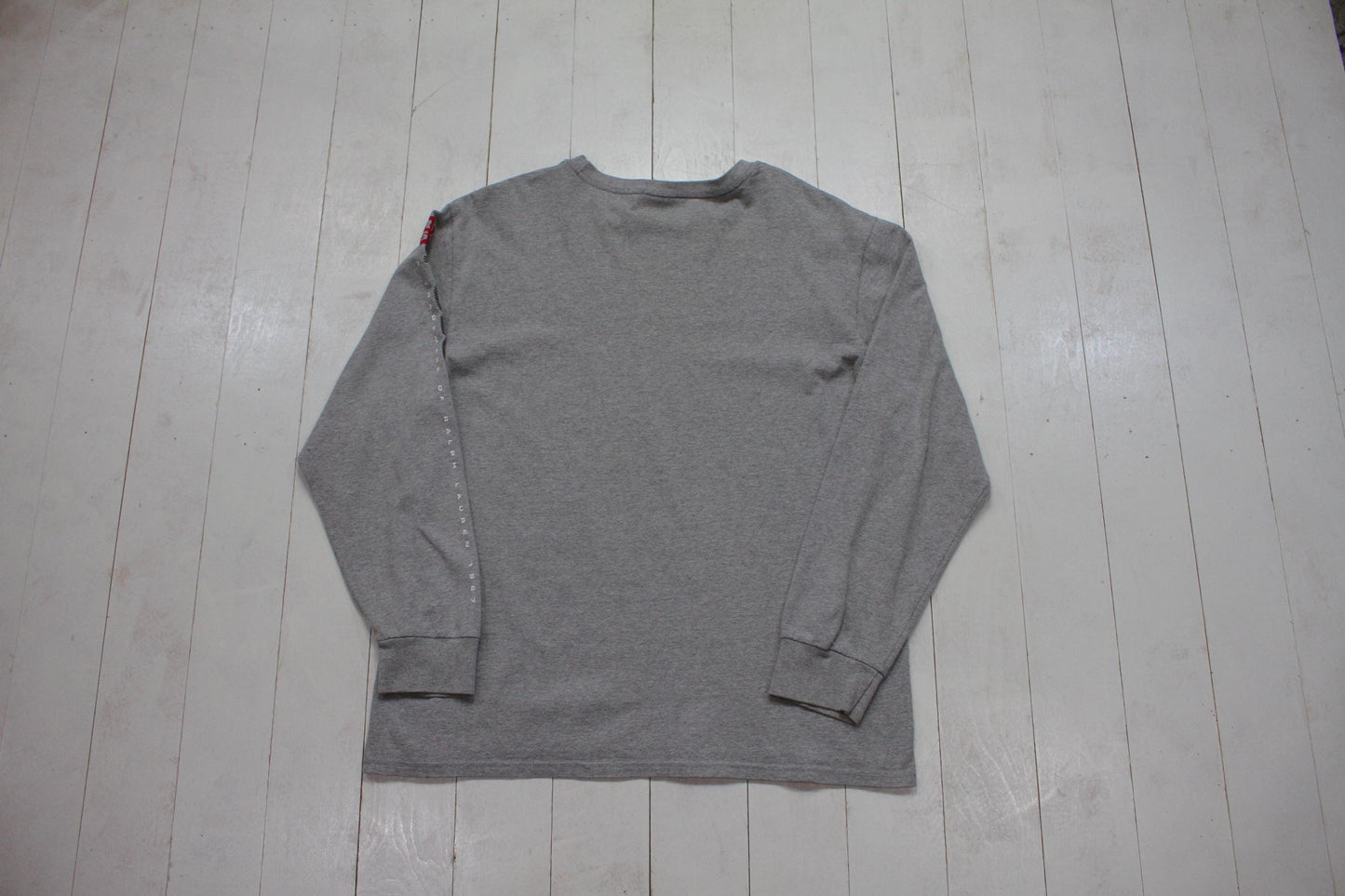 2000s Y2K Ralph Lauren Polo Jeans Long Sleeve T-Shirt Size L