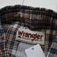 2000s Y2K Wrangler Rugged Wear Window Pane Plaid Button Down Shirt Size XXL