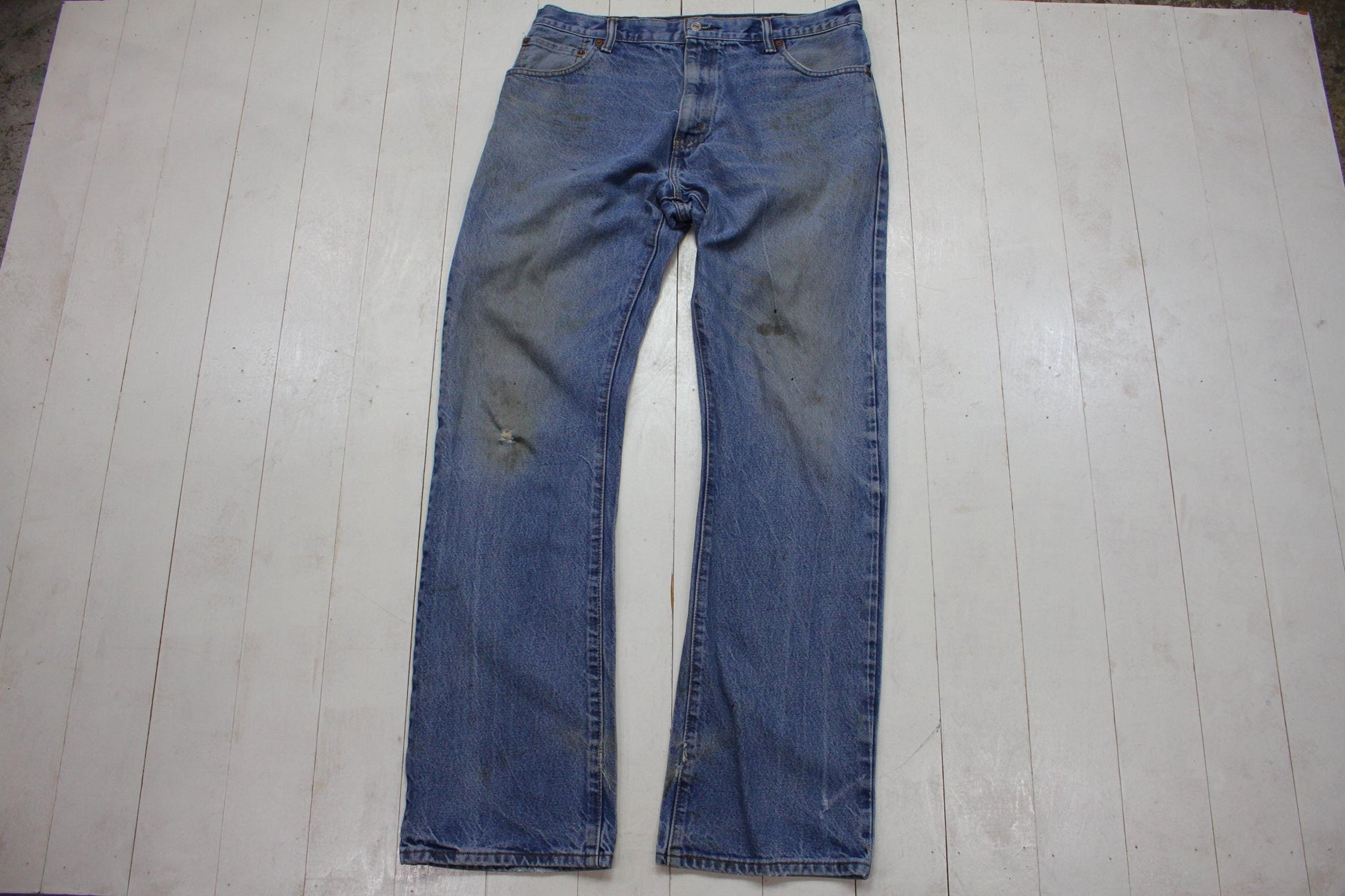 2000s Levi's 517 Blue Denim Jeans Size35x34