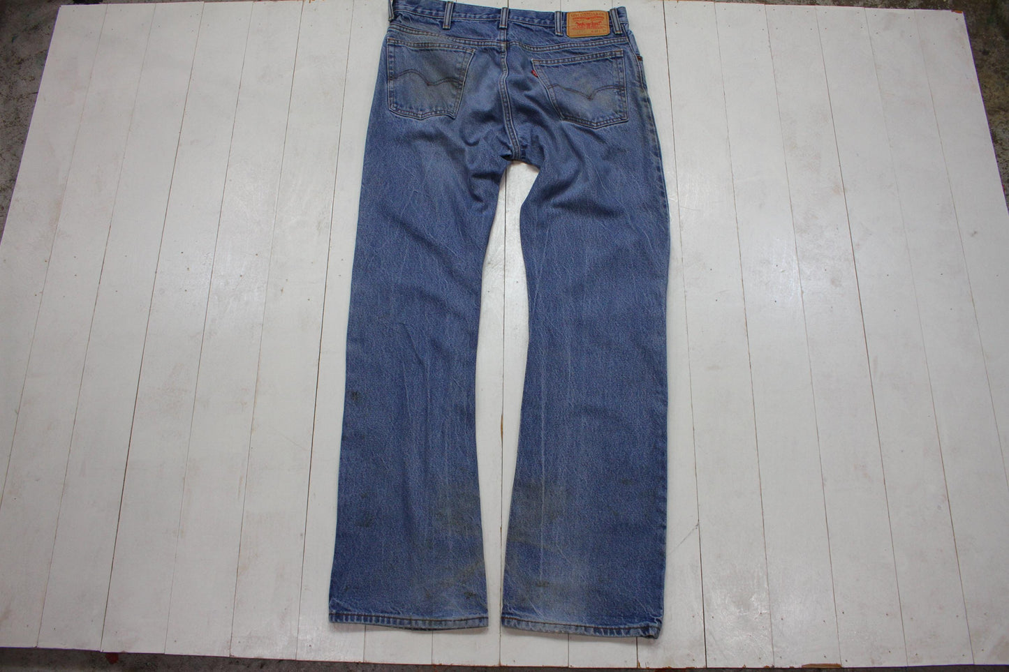 2000s Levi's 517 Blue Denim Jeans Size35x34