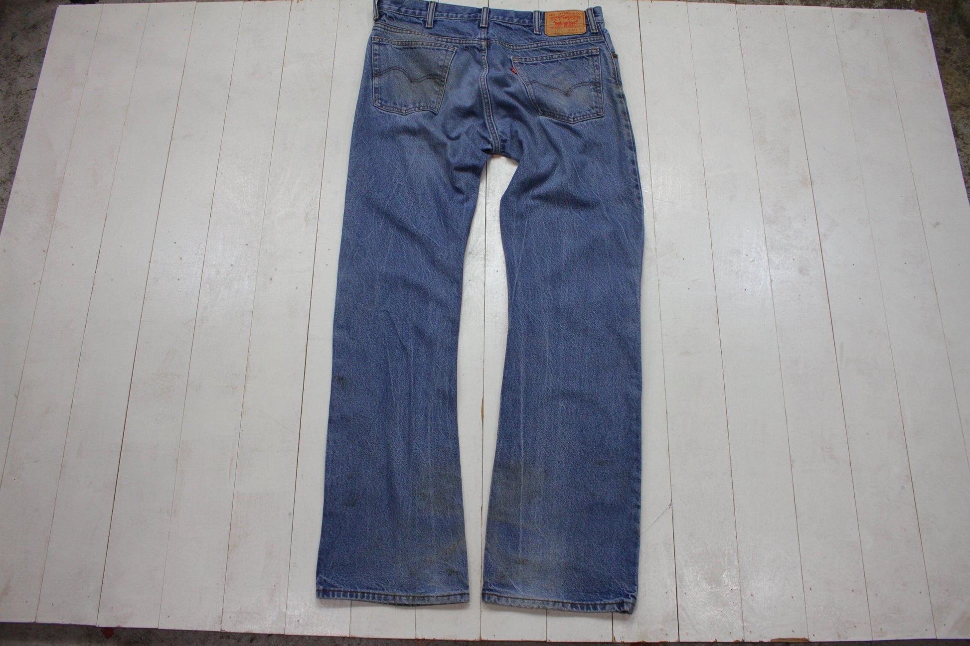 2000s Levi's 517 Blue Denim Jeans Size35x34
