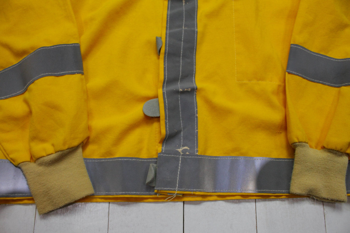 1990s/2000s Y2K Protexall Nomex iii Flame Resistant Wildland Brush Firefighter Jacket Size L