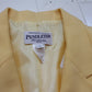 2000s Y2K Pendleton Virgin Wool Butter Yellow Womens Blazer Jacket Womens Size S