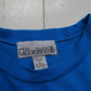 1990s/2000s Y2K Clifford Wills Blank Blue Pocket T-Shirt Size S