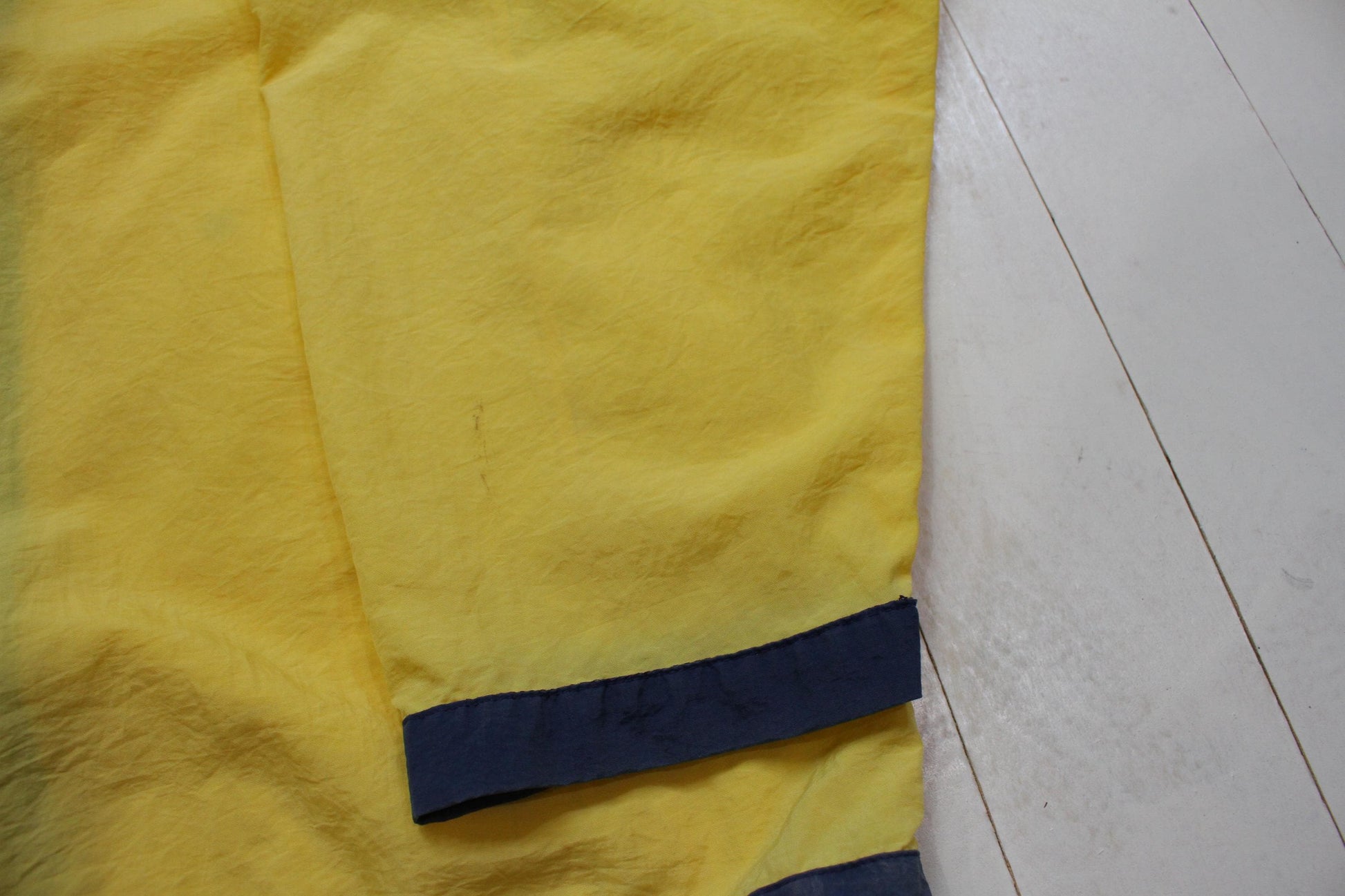 1990s Cabin Creek Yellow Hooded Shell Windbreaker Jacket Size XL