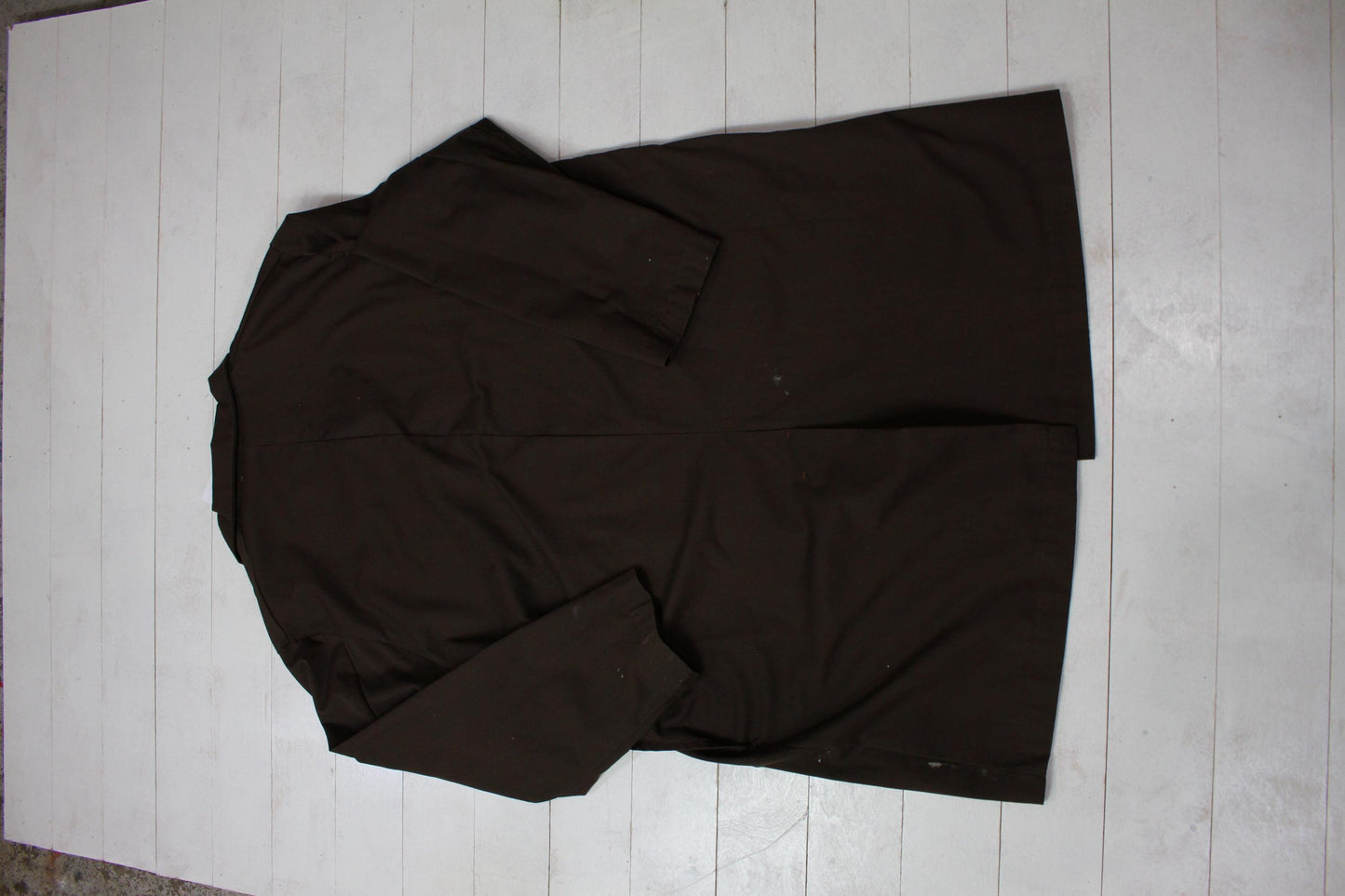 1980s/1990s Anchor Textiles Brown Petro-Canada Shop Coat Made in Canada Size XL/XXL