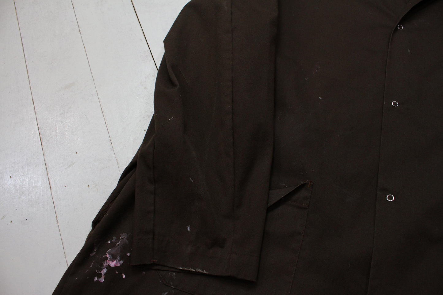 1980s/1990s Anchor Textiles Brown Petro-Canada Shop Coat Made in Canada Size XL/XXL